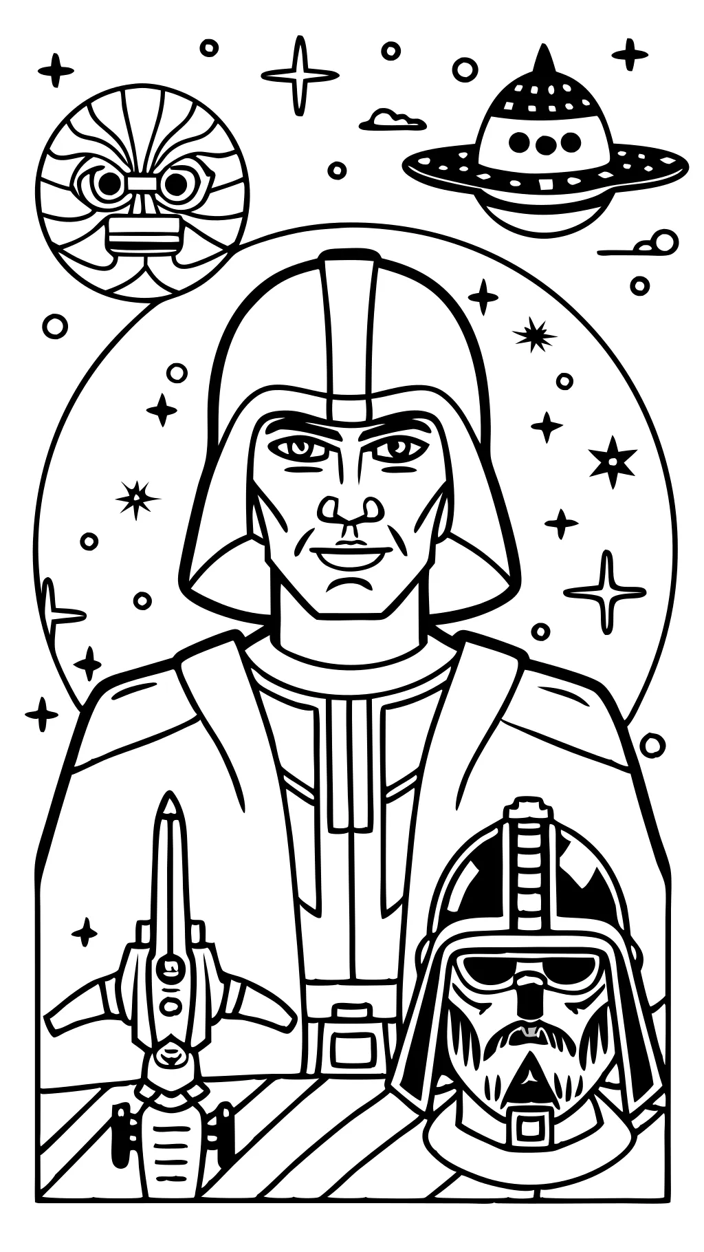 coloriages imprimables Star Wars gratuits